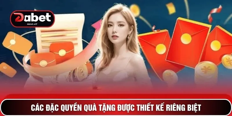 Các đặc quyền quà tặng được thiết kế riêng biệt