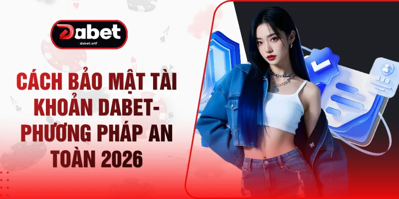 Cách Bảo Mật Tài Khoản DABET- Phương Pháp An Toàn 2026