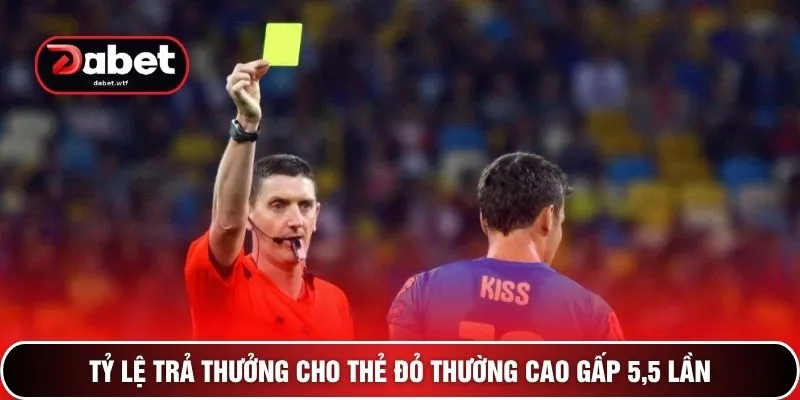 Tỷ lệ trả thưởng cho thẻ đỏ thường cao gấp 5,5 lần